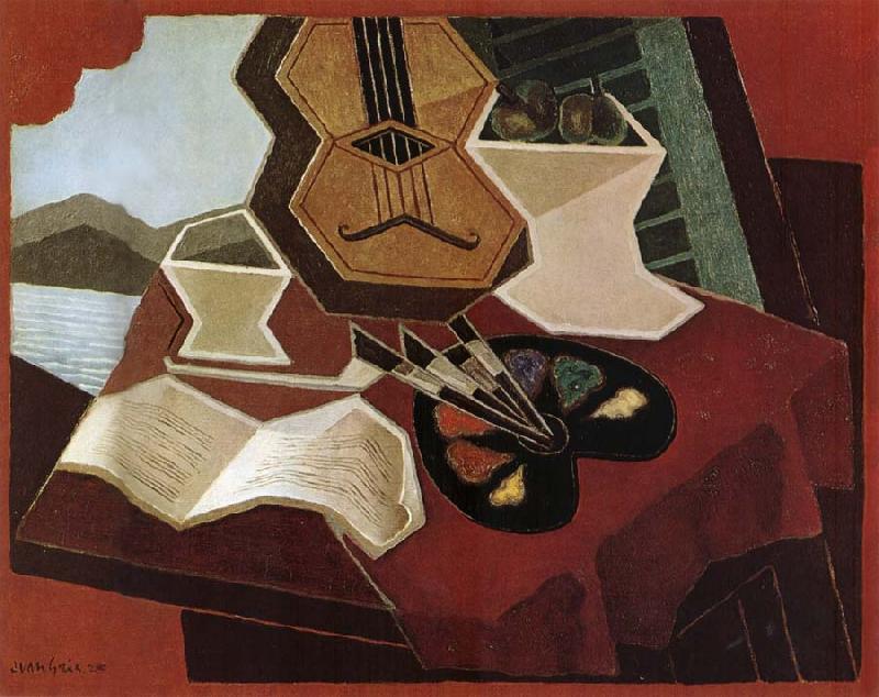 Juan Gris The table in front of sea